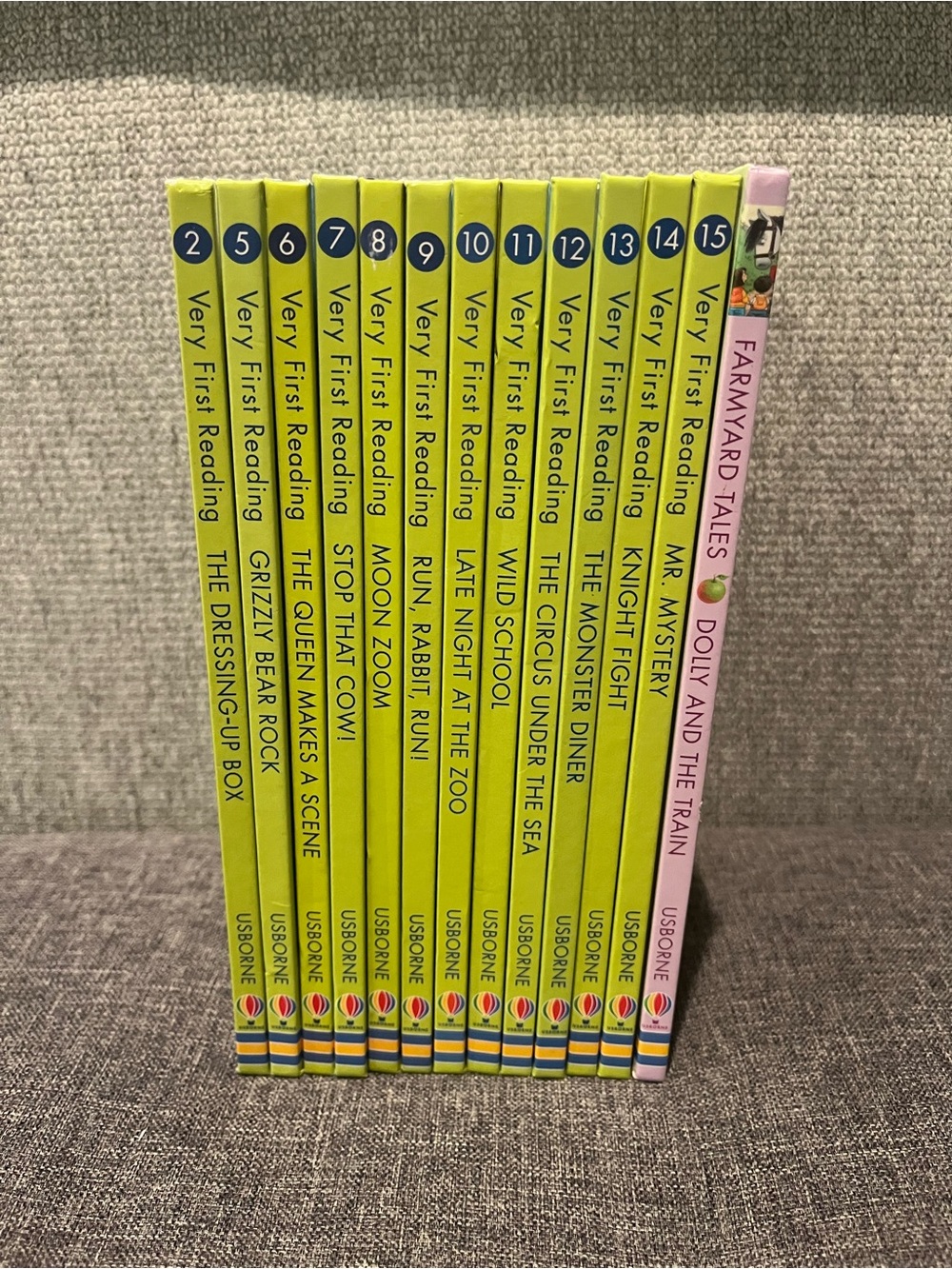 Usborne Very First Reading Book Set 13 books no. 5-15 + 2 & extra